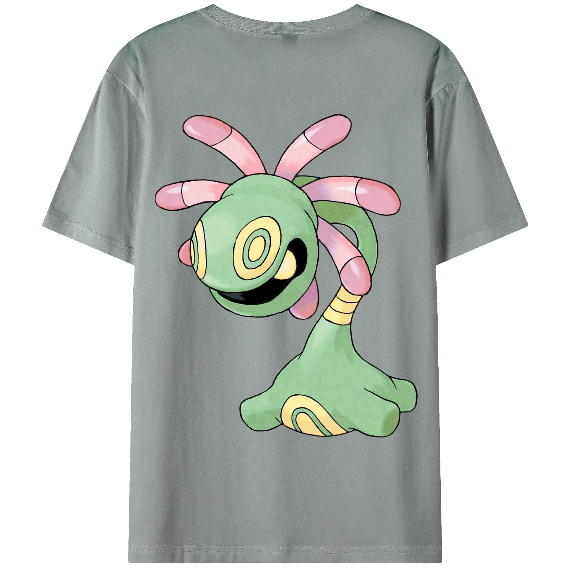 （画像用） ポケットモンスター Pokémon 綿100％ メンズ半袖Tシャツ（バックプリント） 通気性